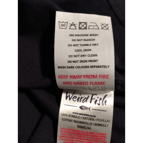 Weird Fish Six Pack Beer Can Artist Wear The Weekend Navy Novelty T Shirt M - Picture 10 of 10